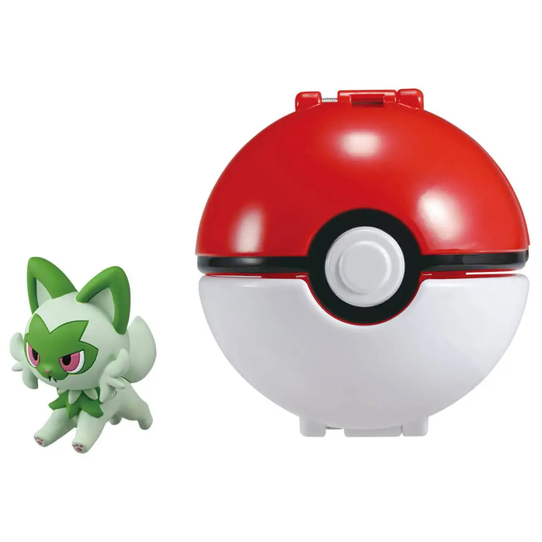 MÔ HÌNH Pokemon Pokederuze Sprigatito (Monster Ball) Thumbnail