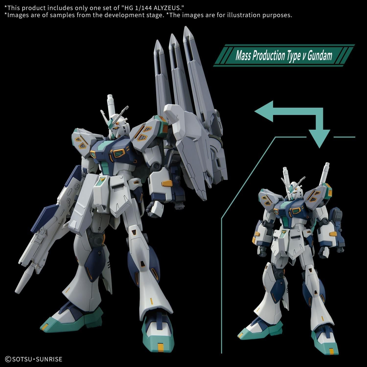 MÔ HÌNH LẮP RÁP HG 1/144 ALYZEUS Thumbnail