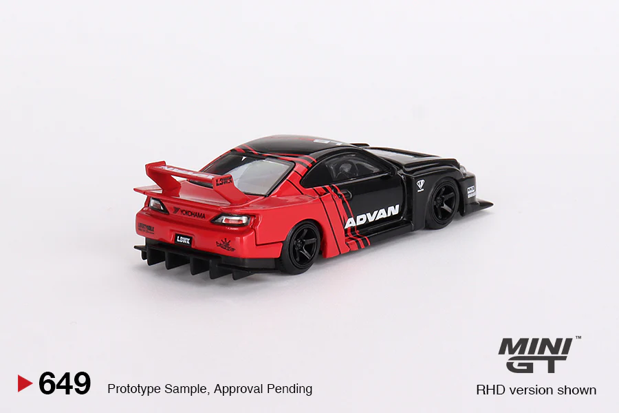 MÔ HÌNH XE Mini GT Card Version MGT00649 Nissan LB-Super Silhouette S15 SILVIA ADVAN Thumbnail