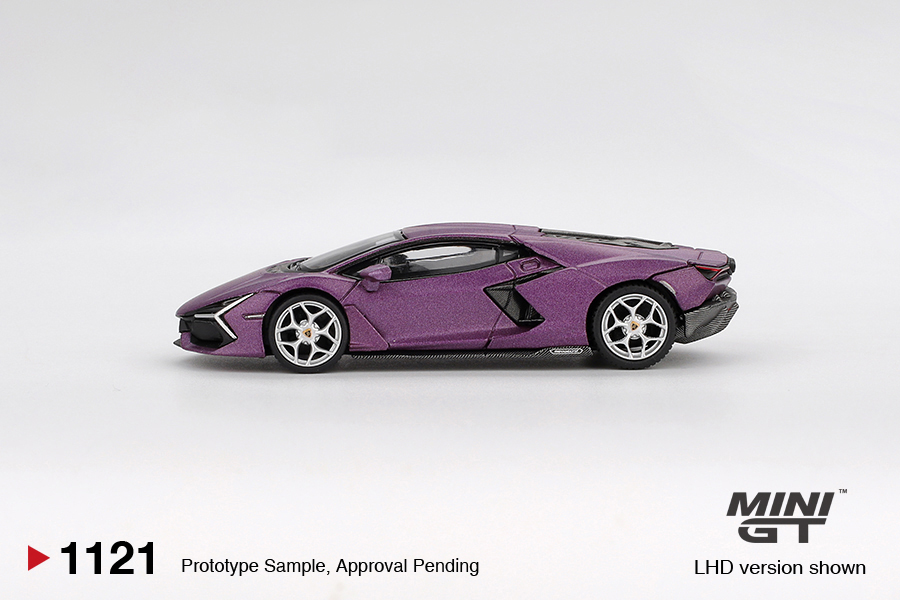 MÔ HÌNH XE Mini GT Card Version MGT01121 Lamborghini Revuelto Viola 30th Matte Thumbnail