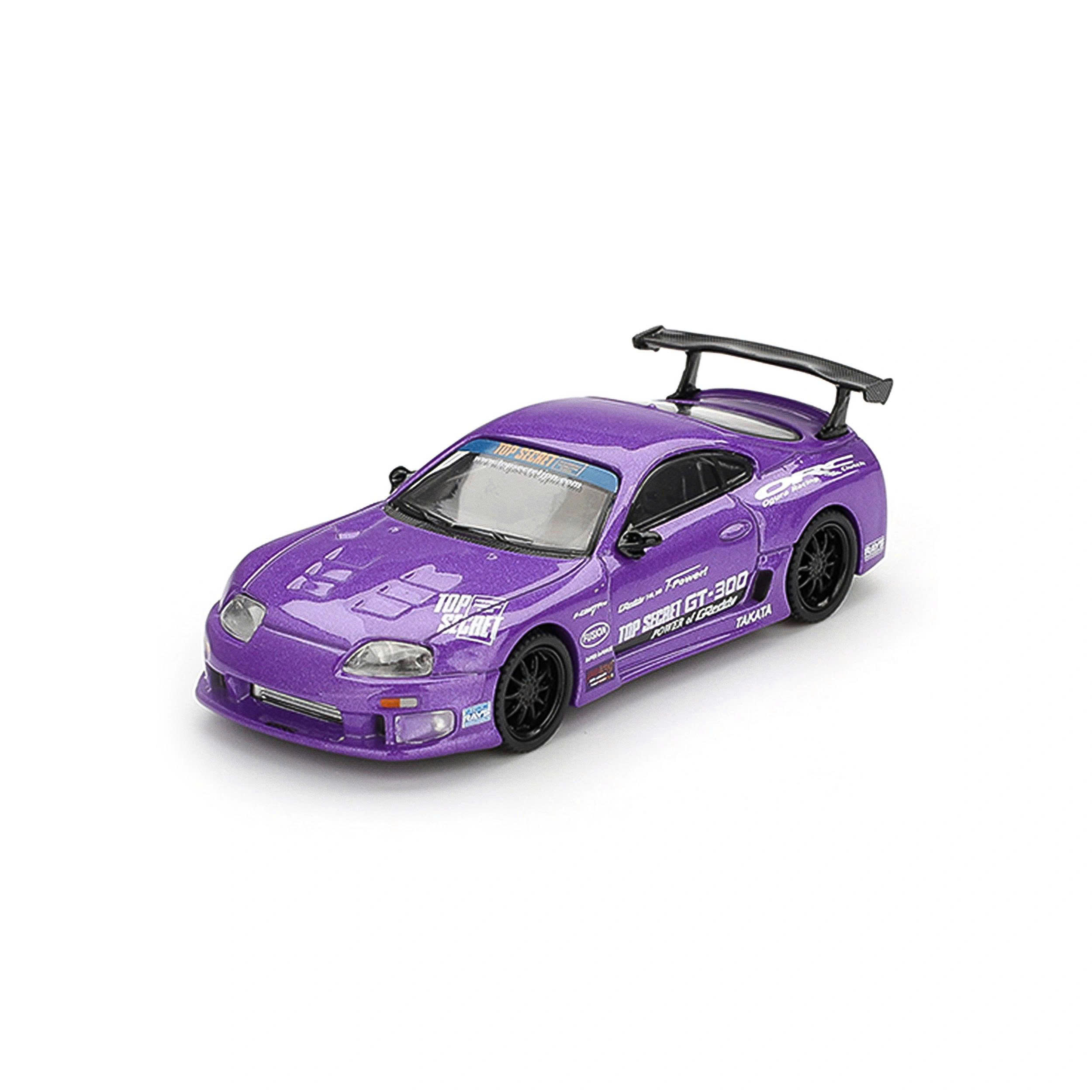 MÔ HÌNH XE Minigt Card Ver MGT01067 Toyota Supra (A80) Top Secret GT-300 Top Secret Purple Thumbnail