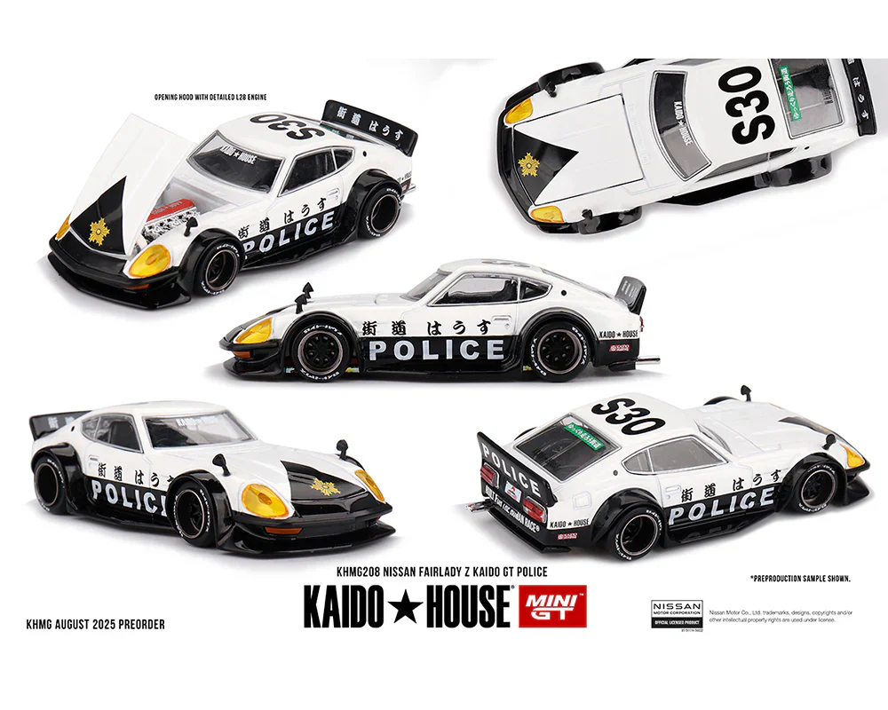 MÔ HÌNH XE Kaido House KHMG208 NISSAN FAIRLADY Z KAIDO GT POLICE Thumbnail
