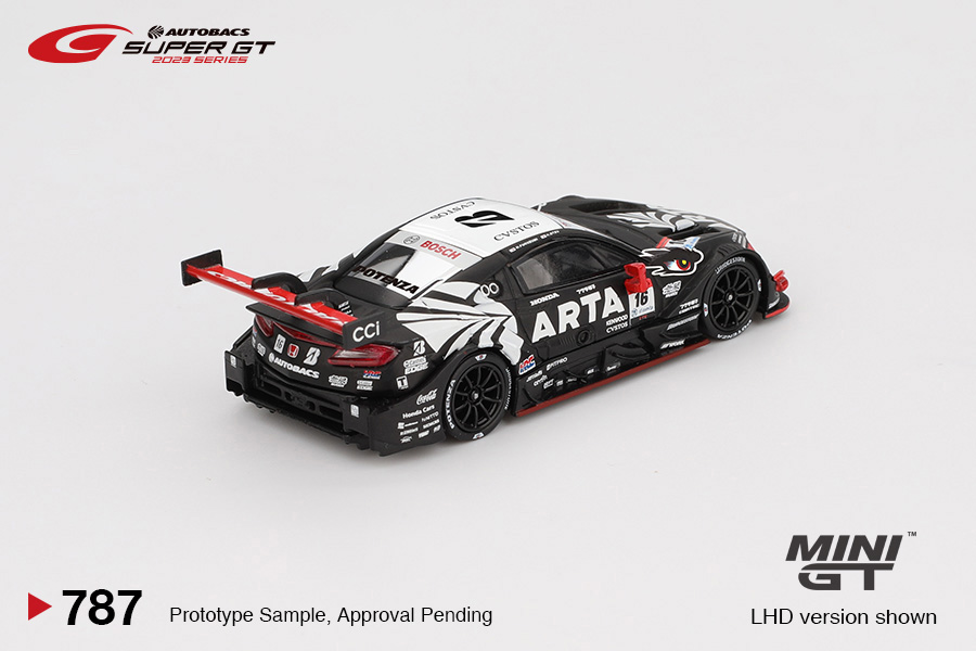 Mini GT Card Version MGT00787 Honda NSX-GT "Type S" GT500 #16 "ARTA MUGEN NSX-GT " ARTA 2023 SUPER GT Series Thumbnail