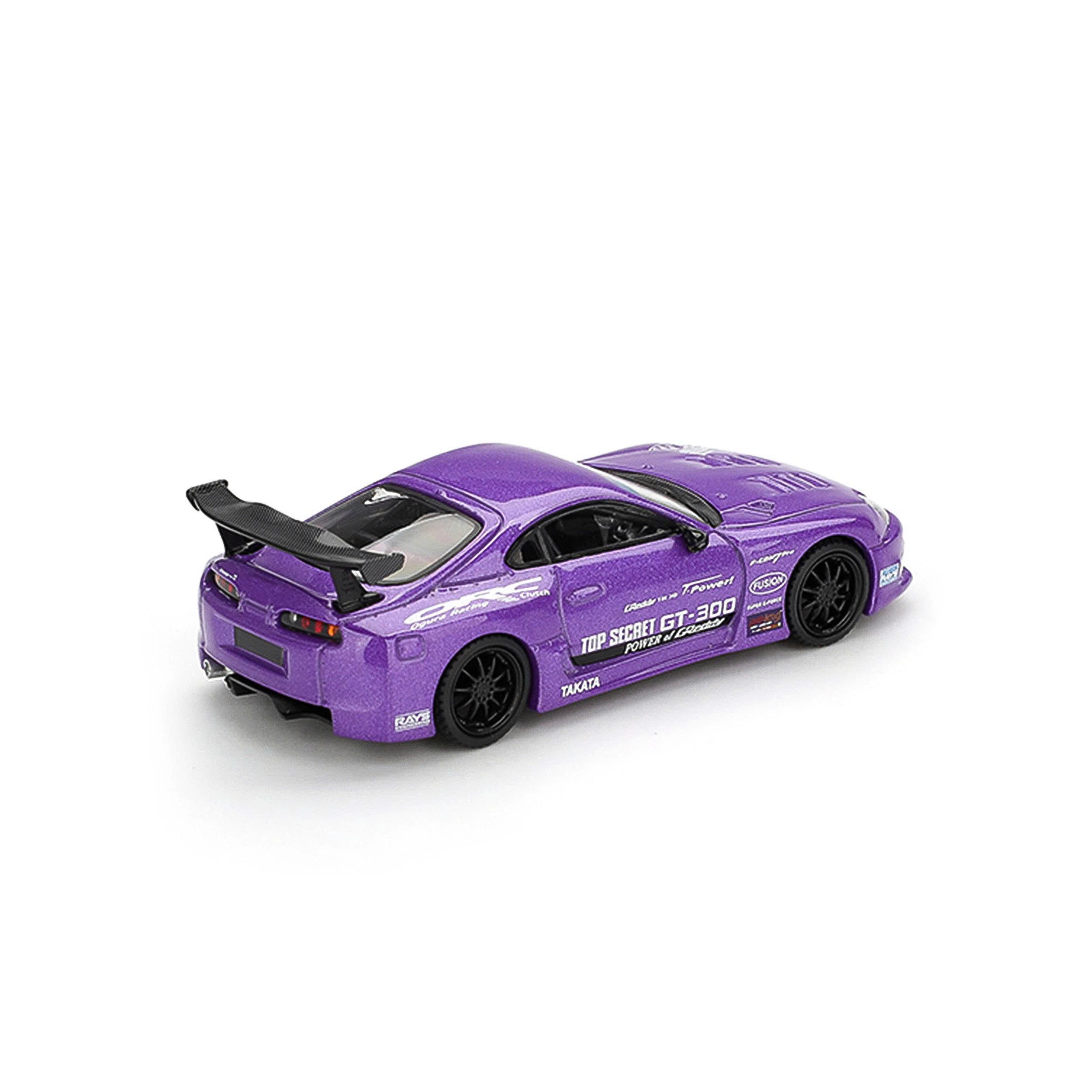 MÔ HÌNH XE Minigt Card Ver MGT01067 Toyota Supra (A80) Top Secret GT-300 Top Secret Purple Thumbnail