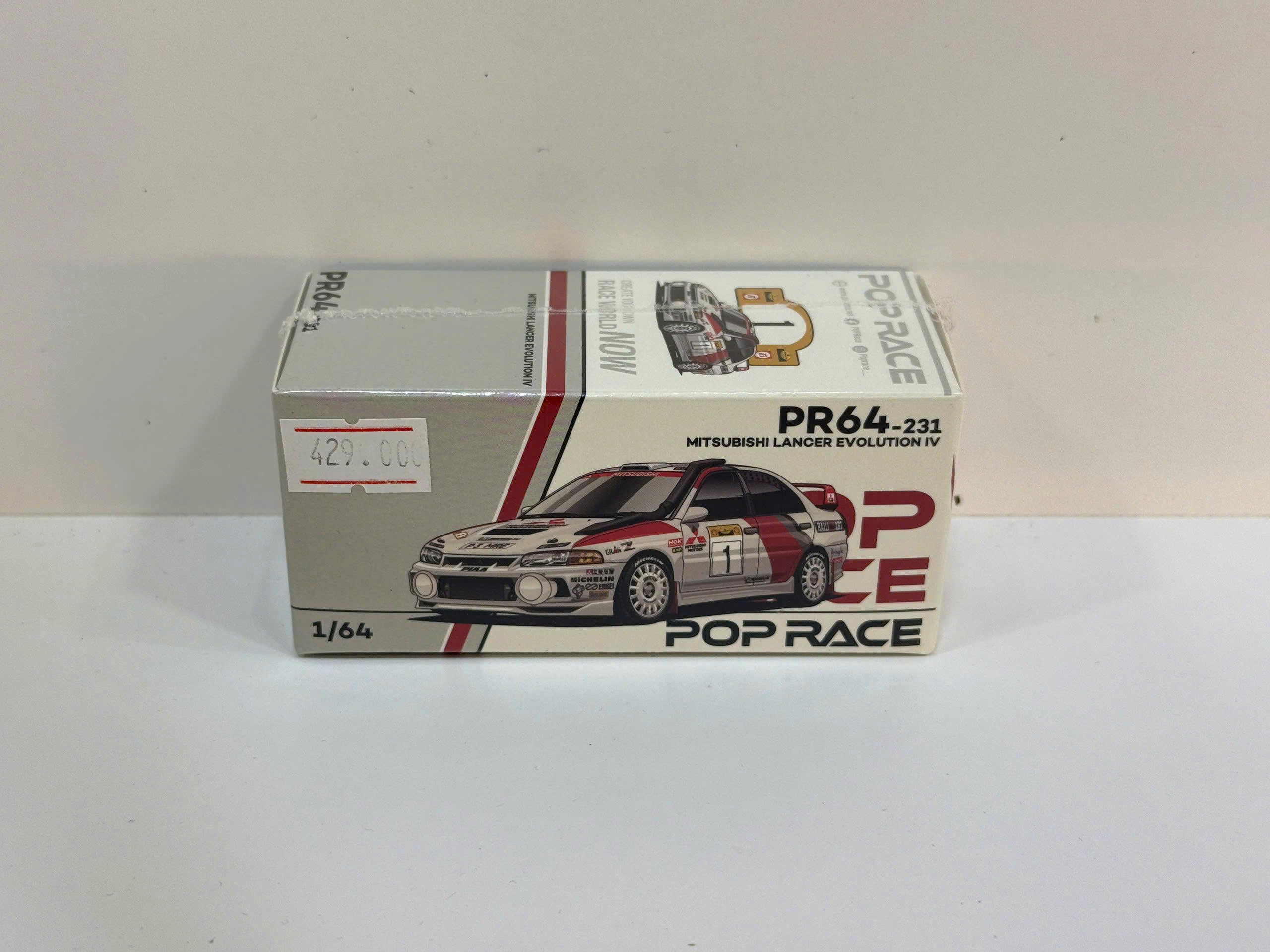 MÔ HÌNH XE- Pop Race PR640231 MITSUBISHI LANCER EVOLUTION IV SAFARI RALLY KENYA 1998 Thumbnail