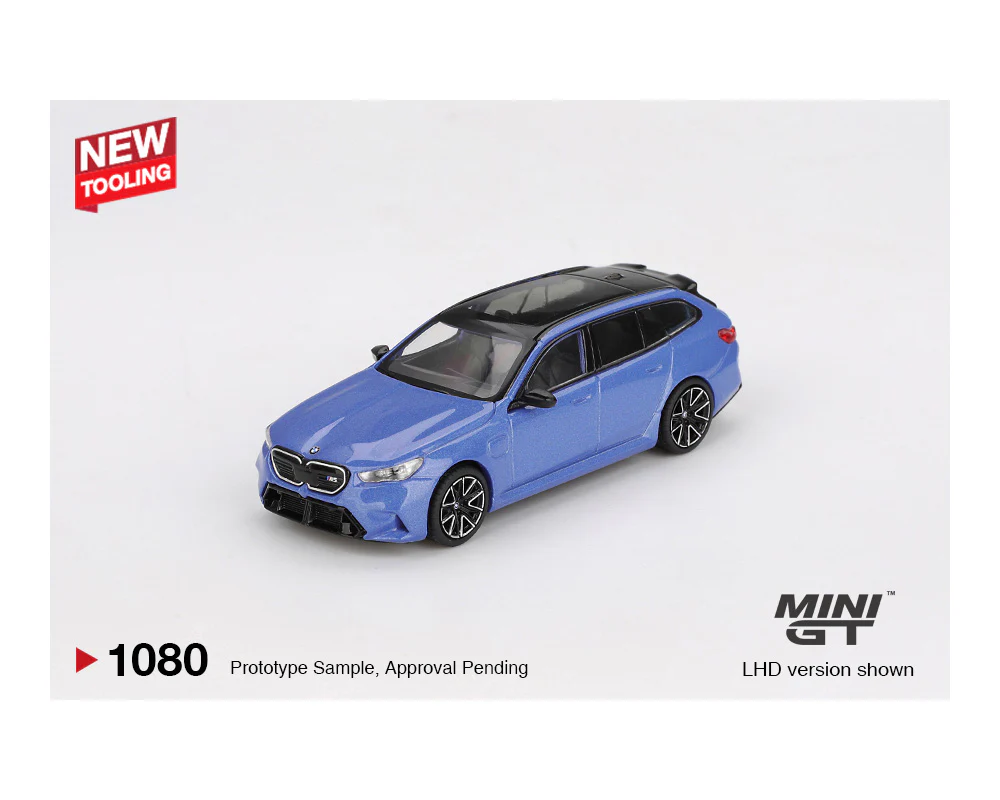 MÔ HÌNH XE Mini GT BOX Version MGT01080 BMW M5 Touring Marina Bay Blue Metalic Thumbnail