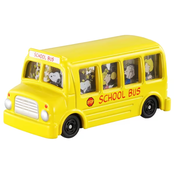MÔ HÌNH XE Tomica DT No.154 Snoopy School Bus Thumbnail