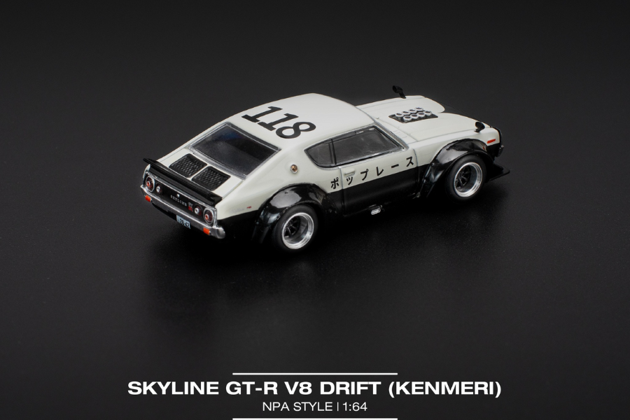 MÔ HÌNH XE Pop Race PR640252 SKYLINE GT-R V8 DRIFT (KENMERI) - NPA STYLE Thumbnail