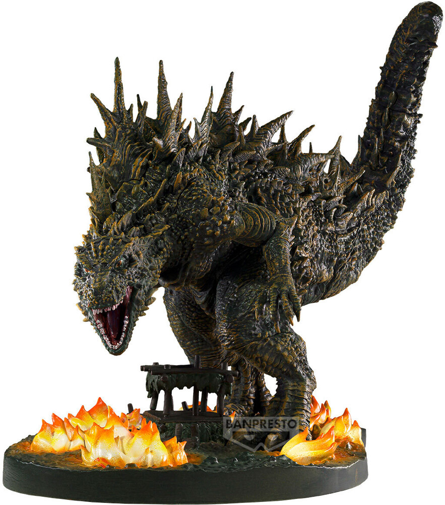 MÔ HÌNH TRƯNG BÀY GODZILLA MINUS ONE ART VIGNETTE GODZILLA (2023) ODO ISLAND ATTACK IMAGE VER. Thumbnail
