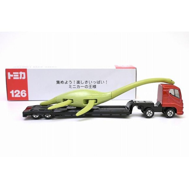 MÔ HÌNH XE Tomica Long Asia 150 No.126 Plesiosauria Trailer Thumbnail