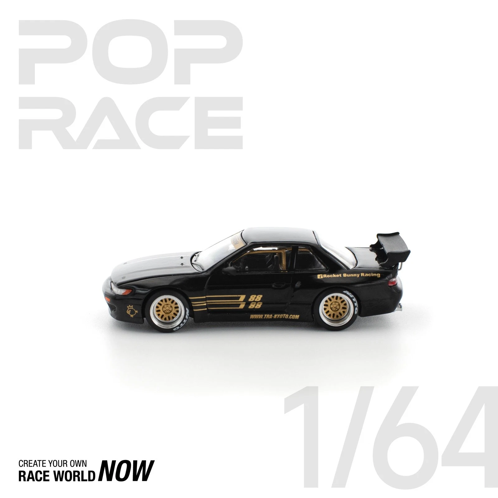 MÔ HÌNH XE Pop Race PR640289 PANDEM SILVIA S13 - BLACK Thumbnail