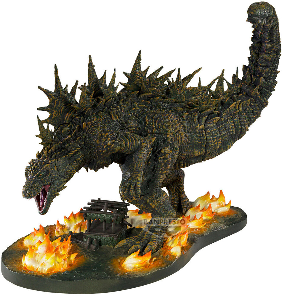 MÔ HÌNH TRƯNG BÀY GODZILLA MINUS ONE ART VIGNETTE GODZILLA (2023) ODO ISLAND ATTACK IMAGE VER. Thumbnail