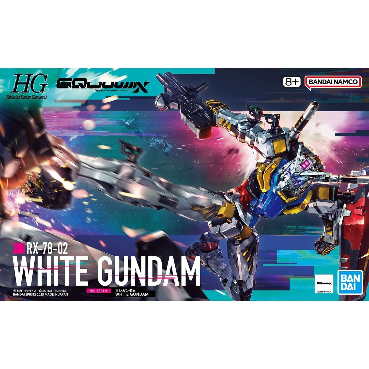 MÔ HÌNH LẮP RÁP HG 1/144 WHITE GUNDAM