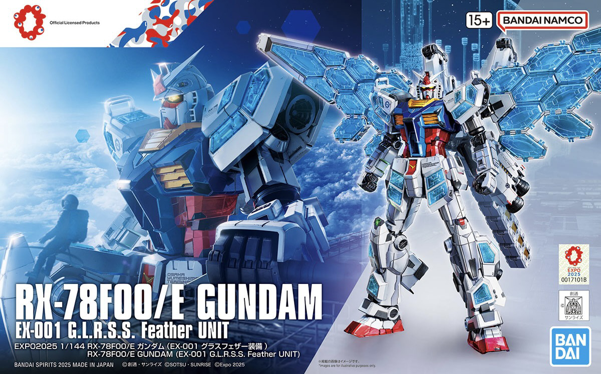 1/144 EXPO2025 RX-78F00/E Gundam (EX-001 Glass Feather)