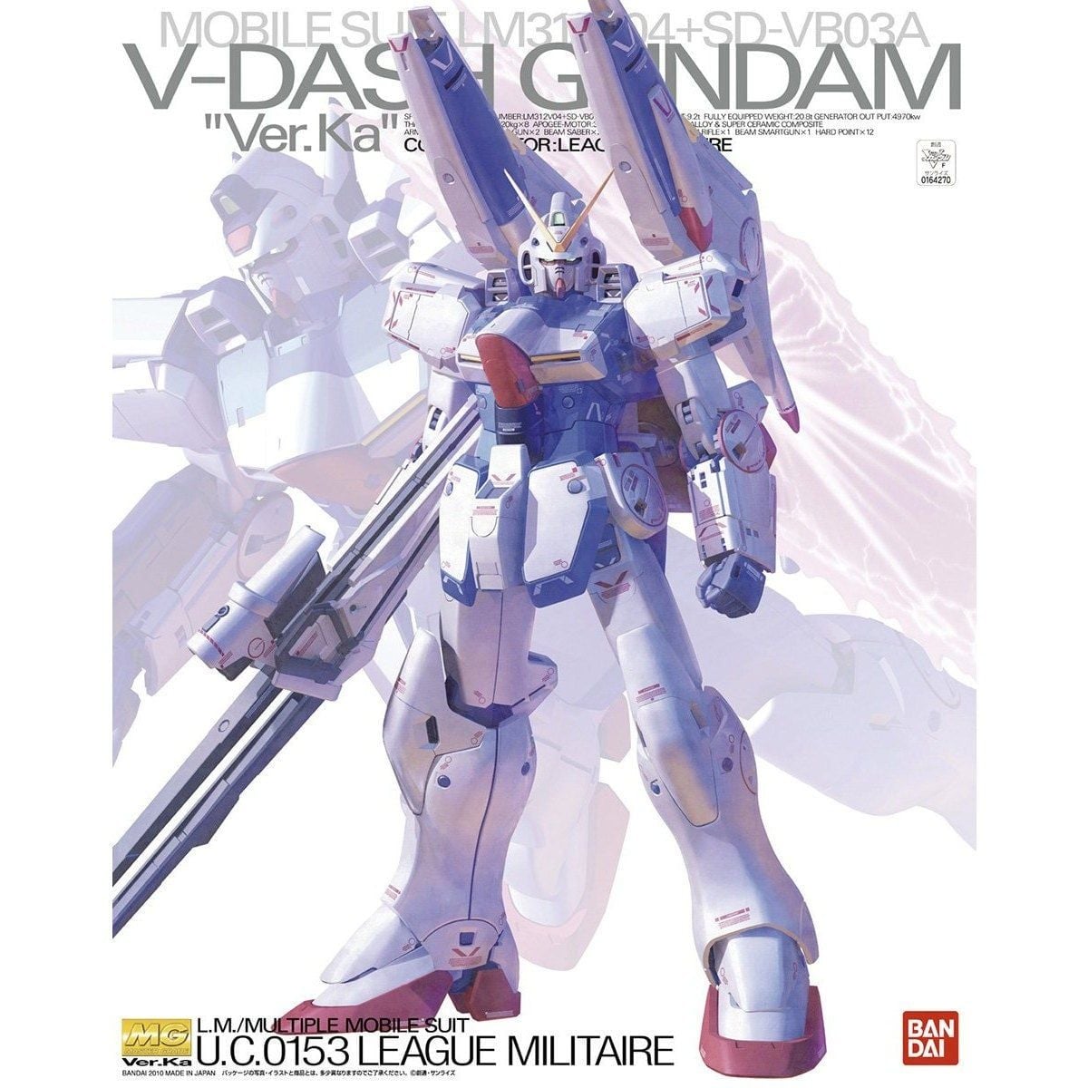 MÔ HÌNH LẮP RÁP MG 1/100 V DASH GUNDAM Ver.ka