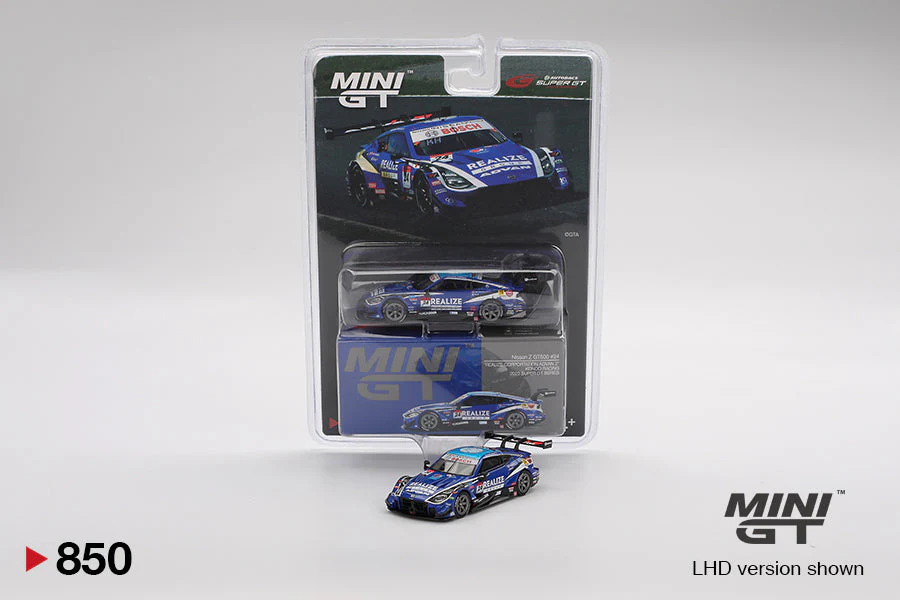 MÔ HÌNH XE Mini GT CARD VERSION MGT00850 Nissan Z GT500 #24 "REALIZE CORPORTATION ADVAN Z" KONDO RACING 2023