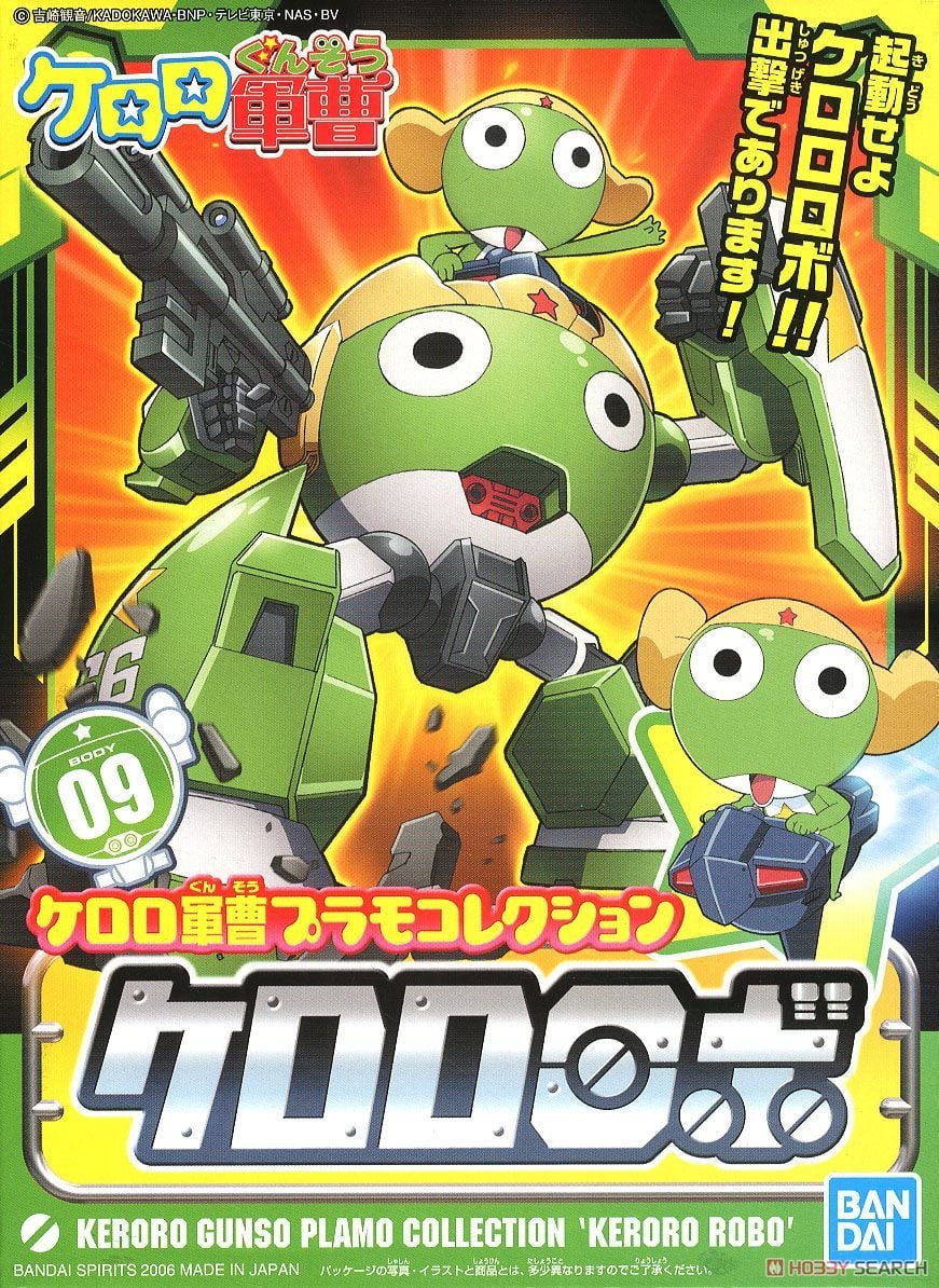 MÔ HÌNH LẮP RÁP SERGENT KERORO PLAMO COLLECTION KERORO ROBO