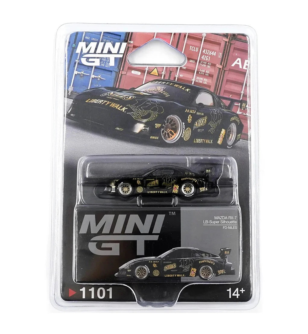 MÔ HÌNH XE Mini GT CARD VERSION MGT01101 MAZDA RX-7 LB-Super Silhouette FD-NILES