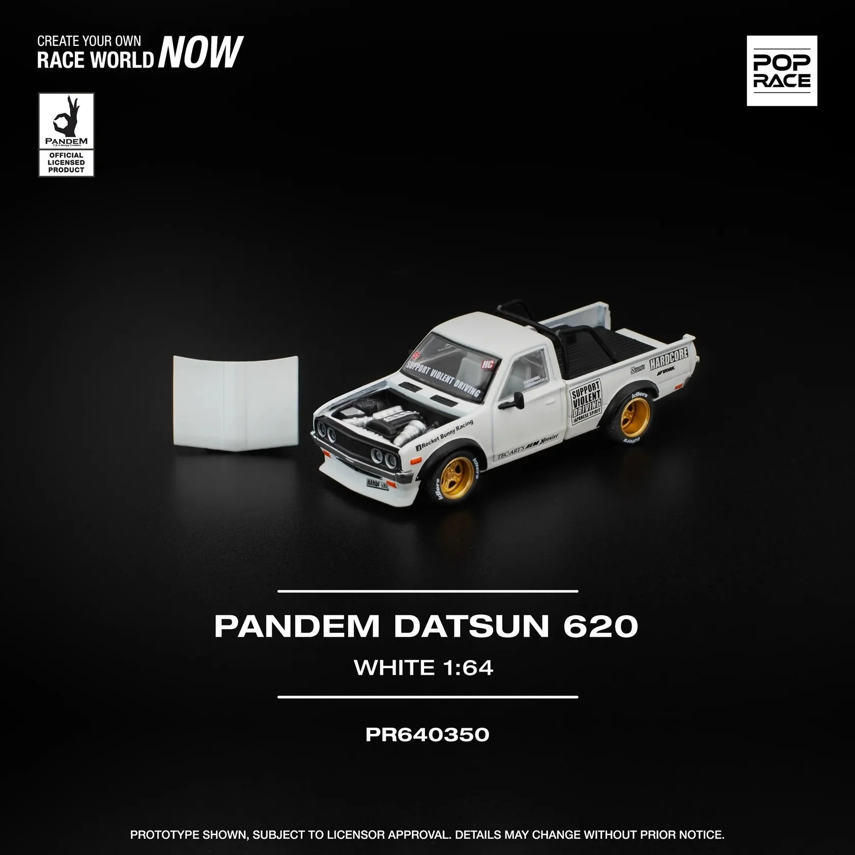 MÔ HÌNH XE PopRace PR640350 PANDEM DATSUN 620